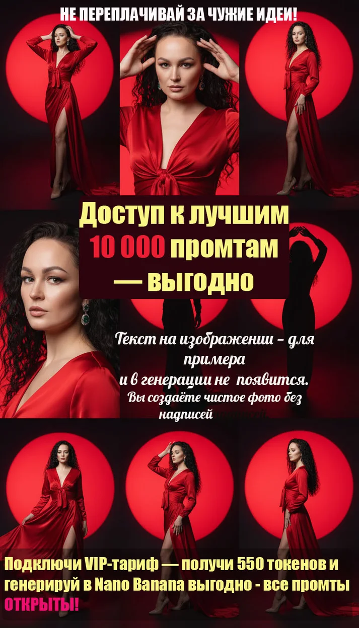 Коллаж  Scarlet spotlight — драматическая fashion-съёмка 