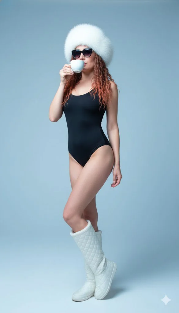 Студийный зимний минимализм