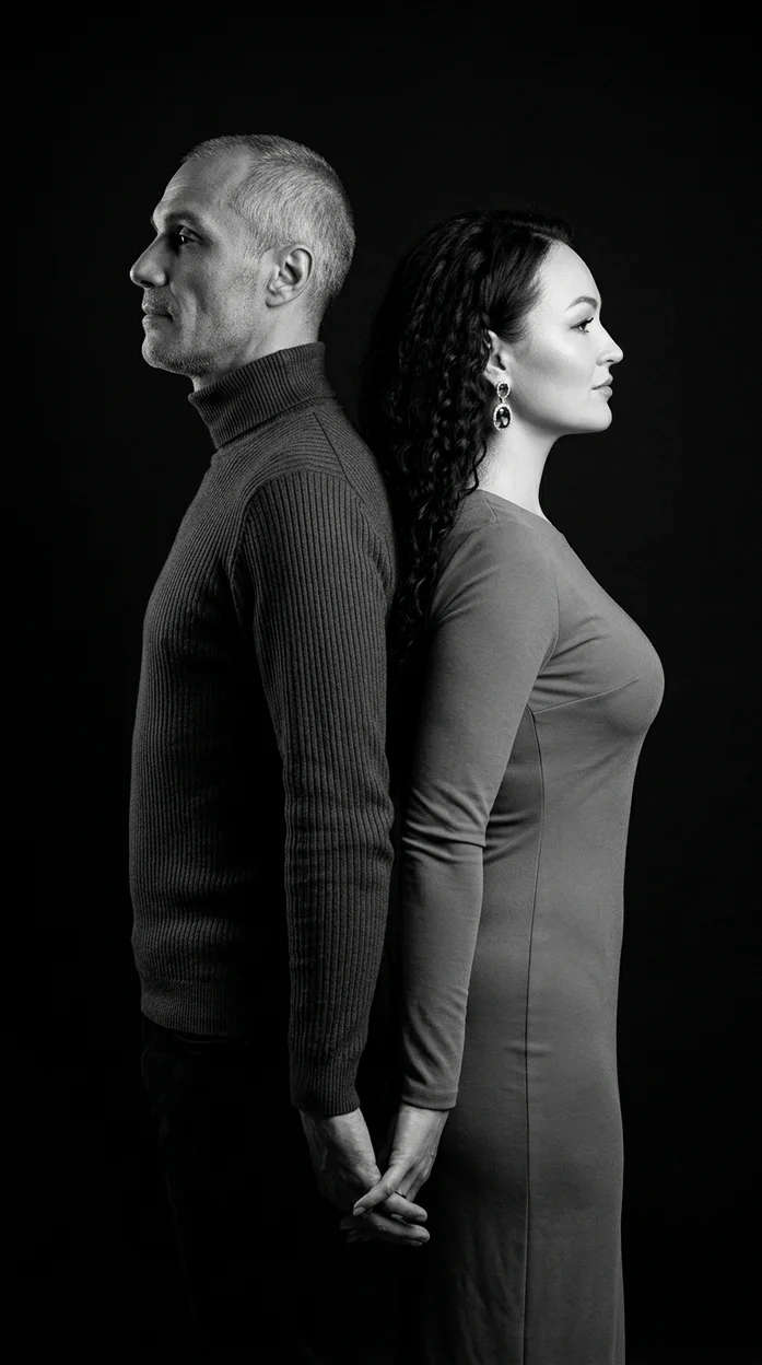 студийный портрет пары
