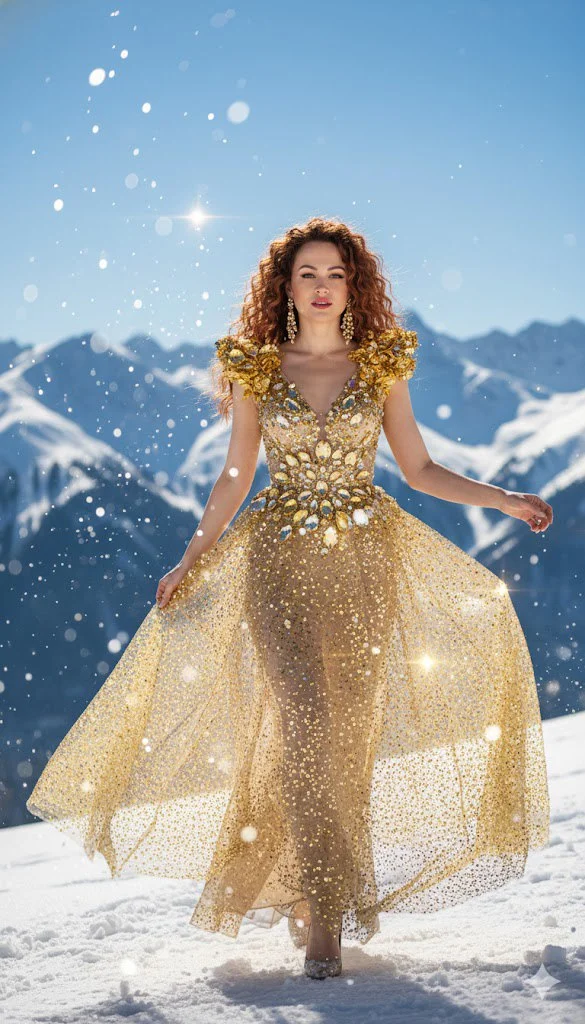 Золото на снежных вершинах