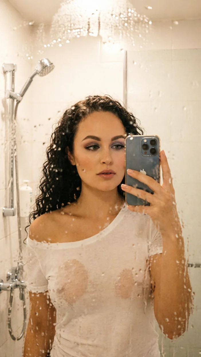 Фотосессия в душе 18+