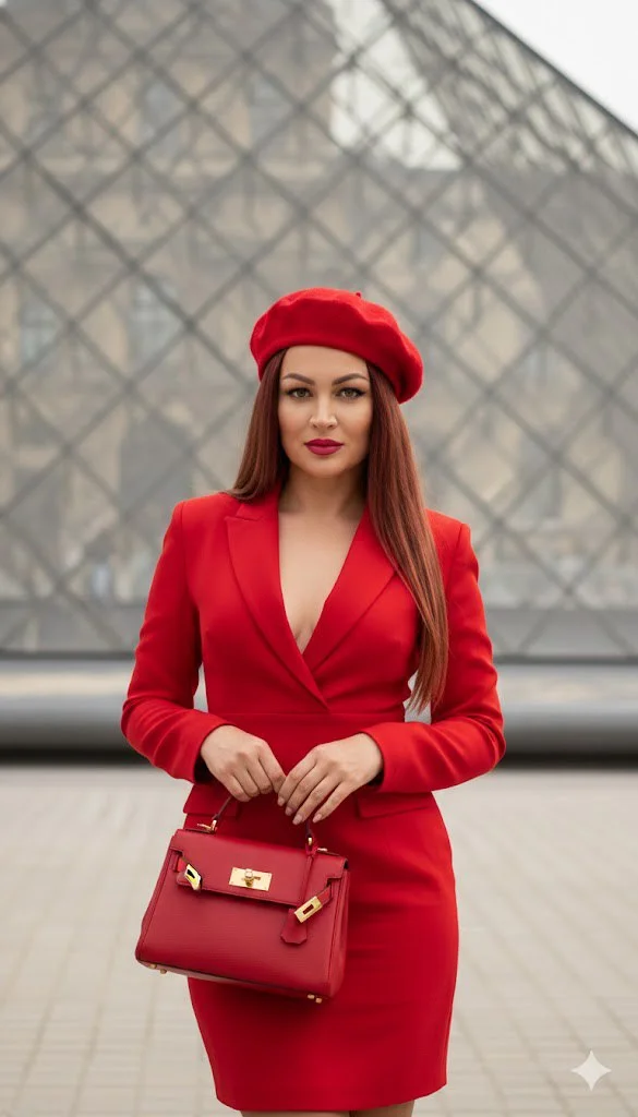 Парижский шик у Лувра