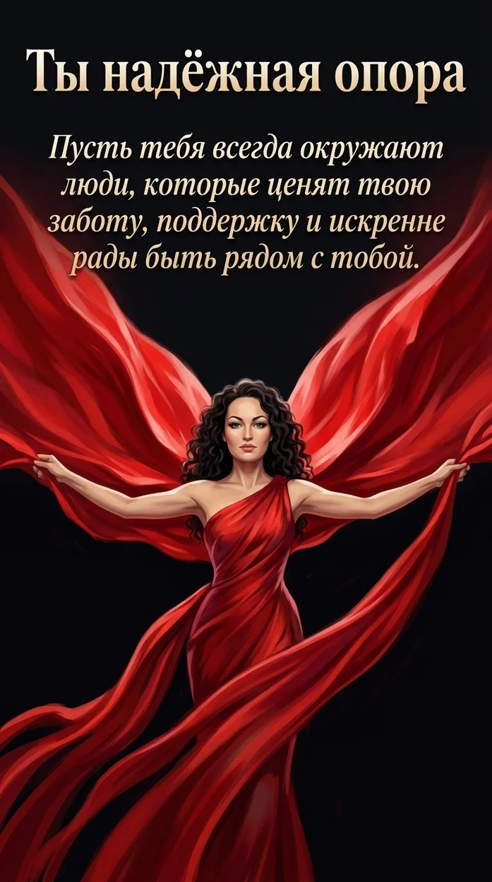 Открытка для мужчины с вашим фото Ты — надёжная опора