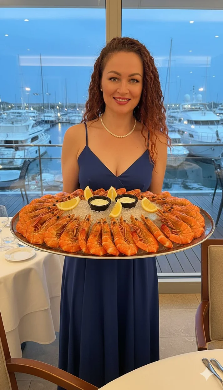 Дары моря в порту