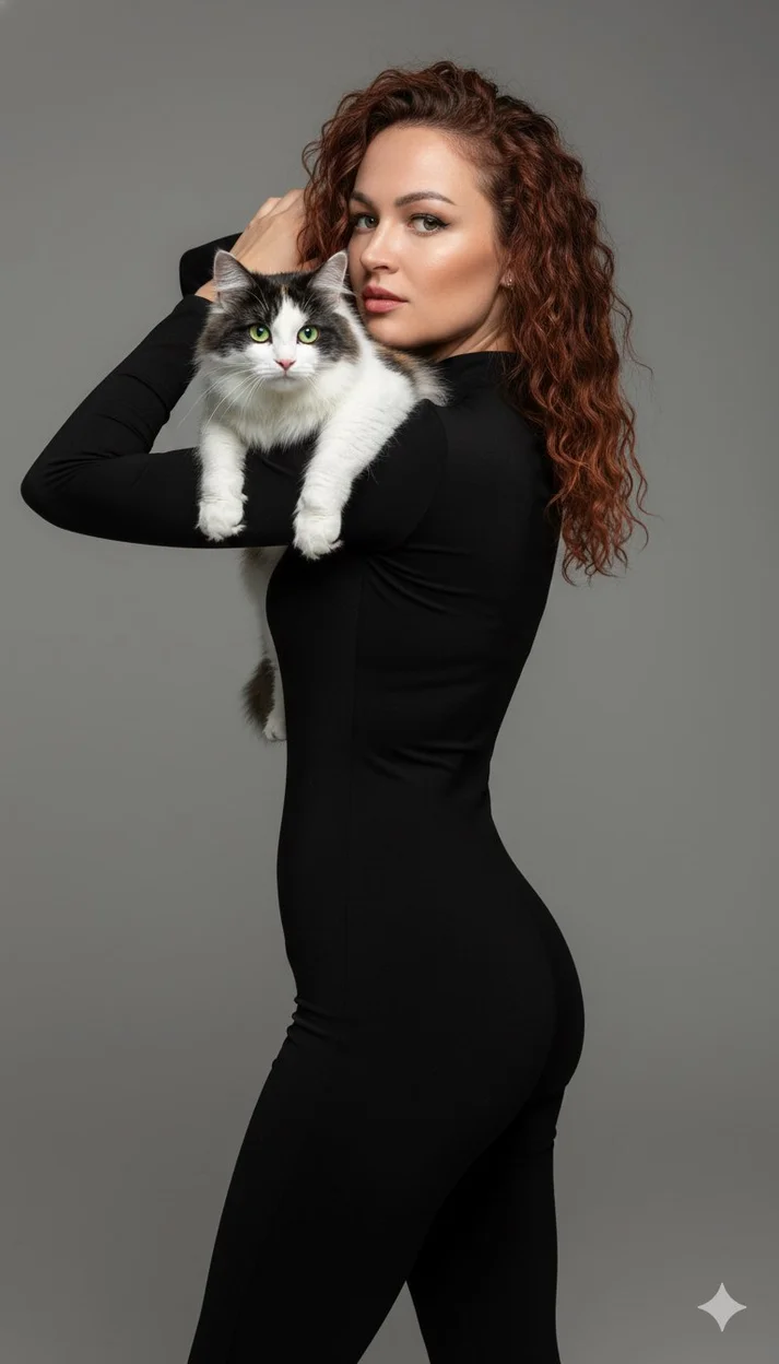 ИИ-фотосессия — Кошачий подиум