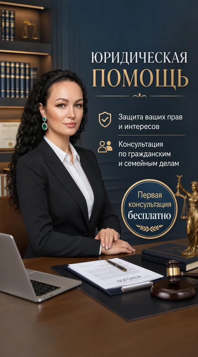 рекламный баннер для юриста ИИ