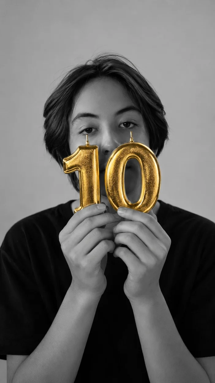 Фотосессия чёрно‑белый портрет со свечами 10