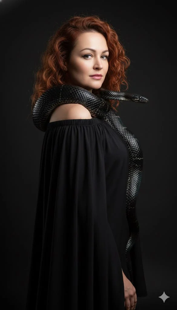 Темная эстетика со змеёй