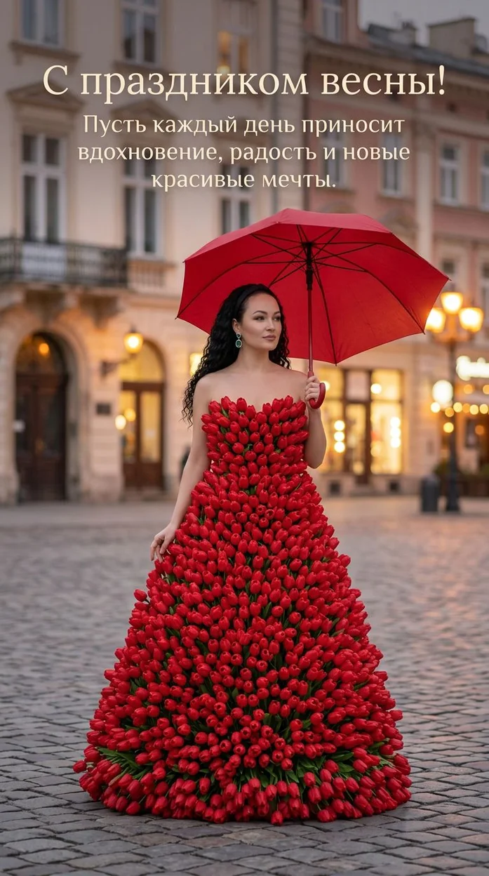 ИИ-фотосессия — С праздником весны!