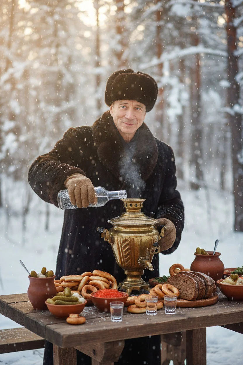 ИИ-фото — Русская Зима
