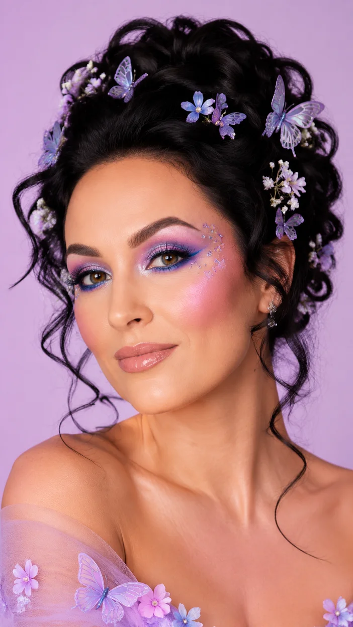 Фотосессия весеннего fantasy beauty-портрета в студии