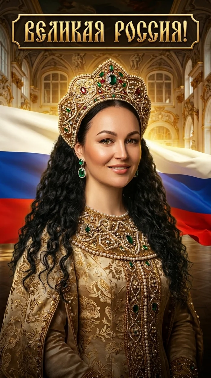 Премиальный портрет в стиле royal russian fantasy