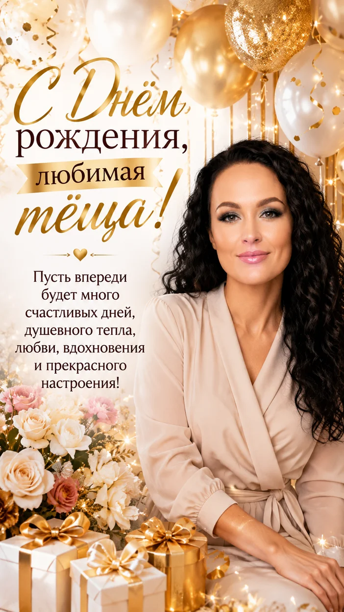 Фотосессия тёщи на стильной фотозоне