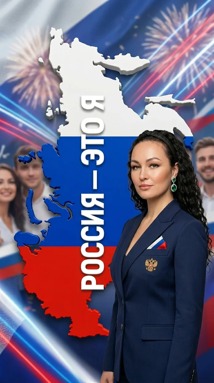 «РОССИЯ-ЭТО Я» плакат на день России 
