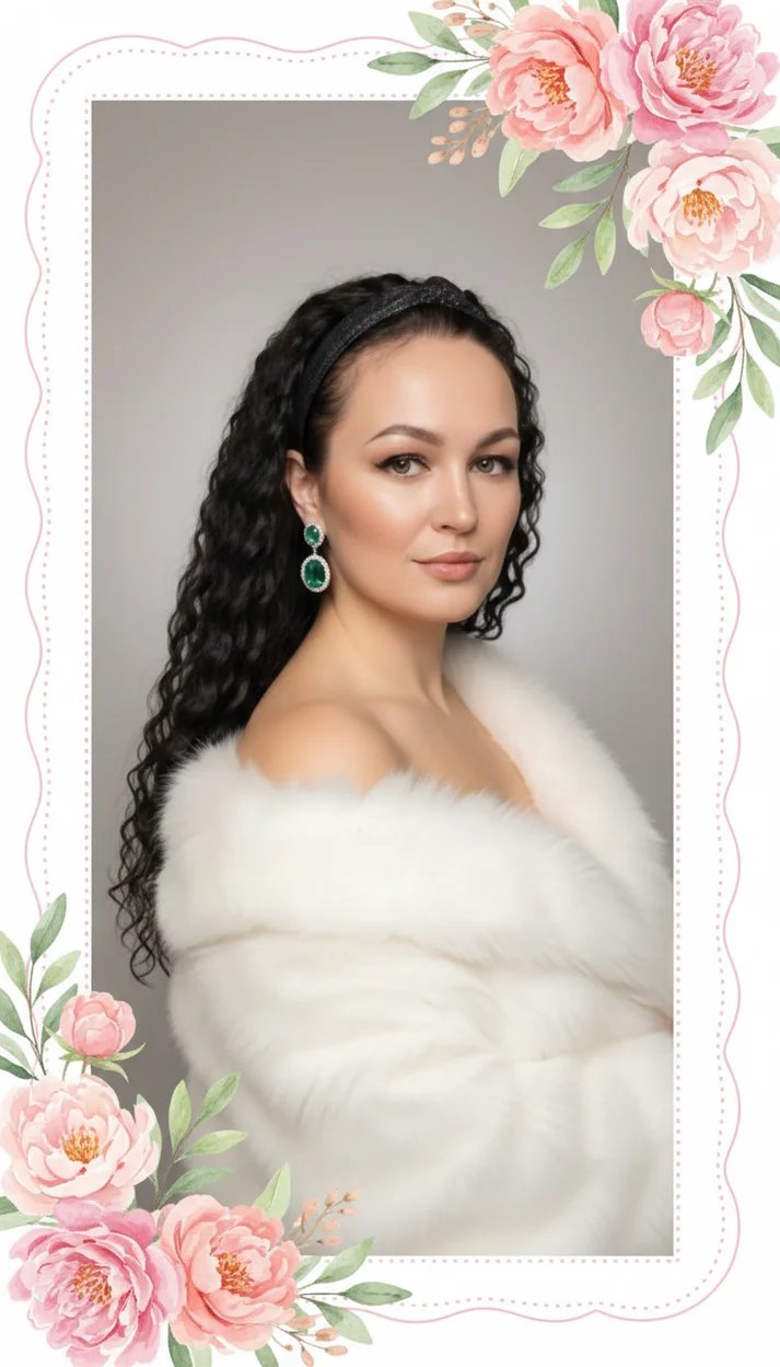 Рамка акварельная для фото 