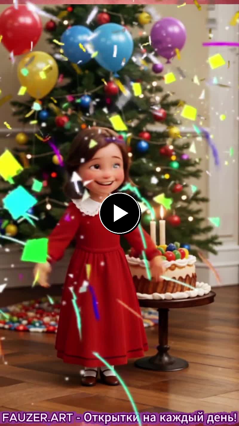 Открытка для мамы с песней и видео 