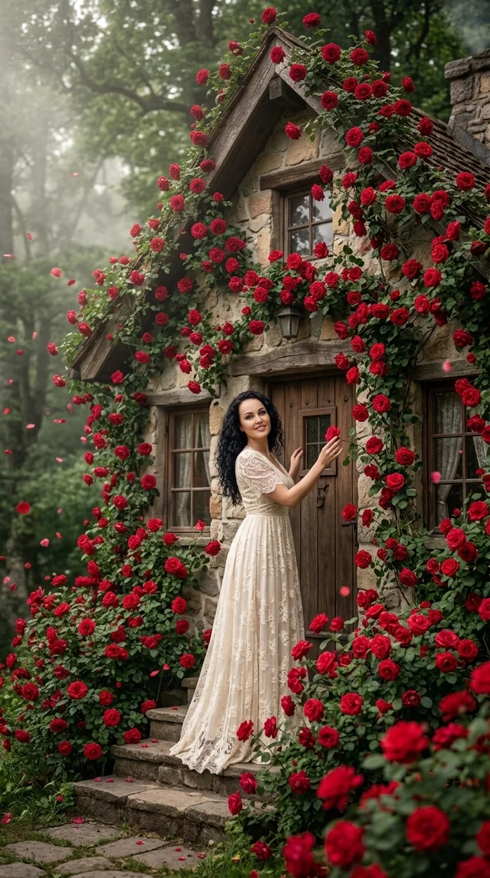  Роскошный сказочный cottage house в стиле cinematic