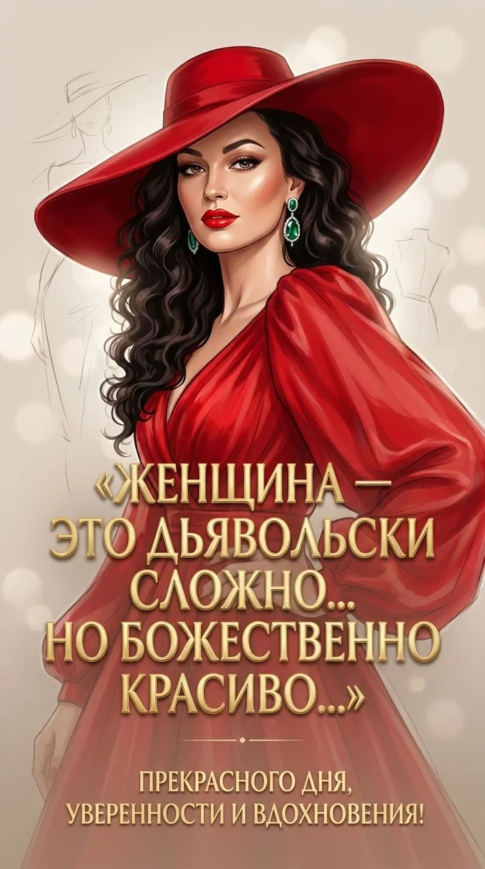 Открытка с текстом и вашим фото Иллюстрация 