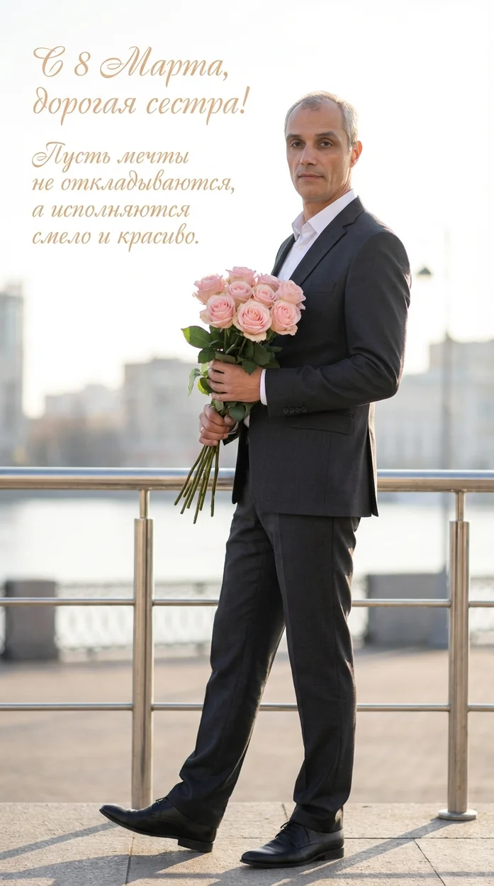 С 8 Марта, дорогая сестра!