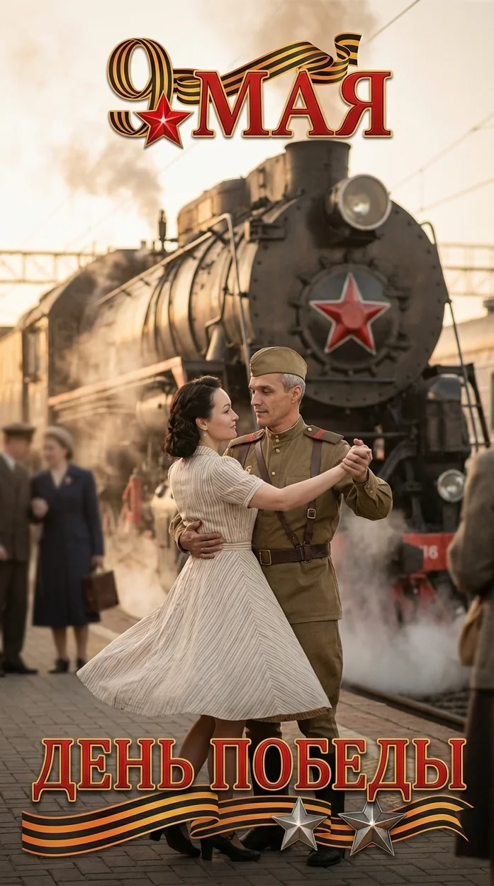 9 мая танцующая пара