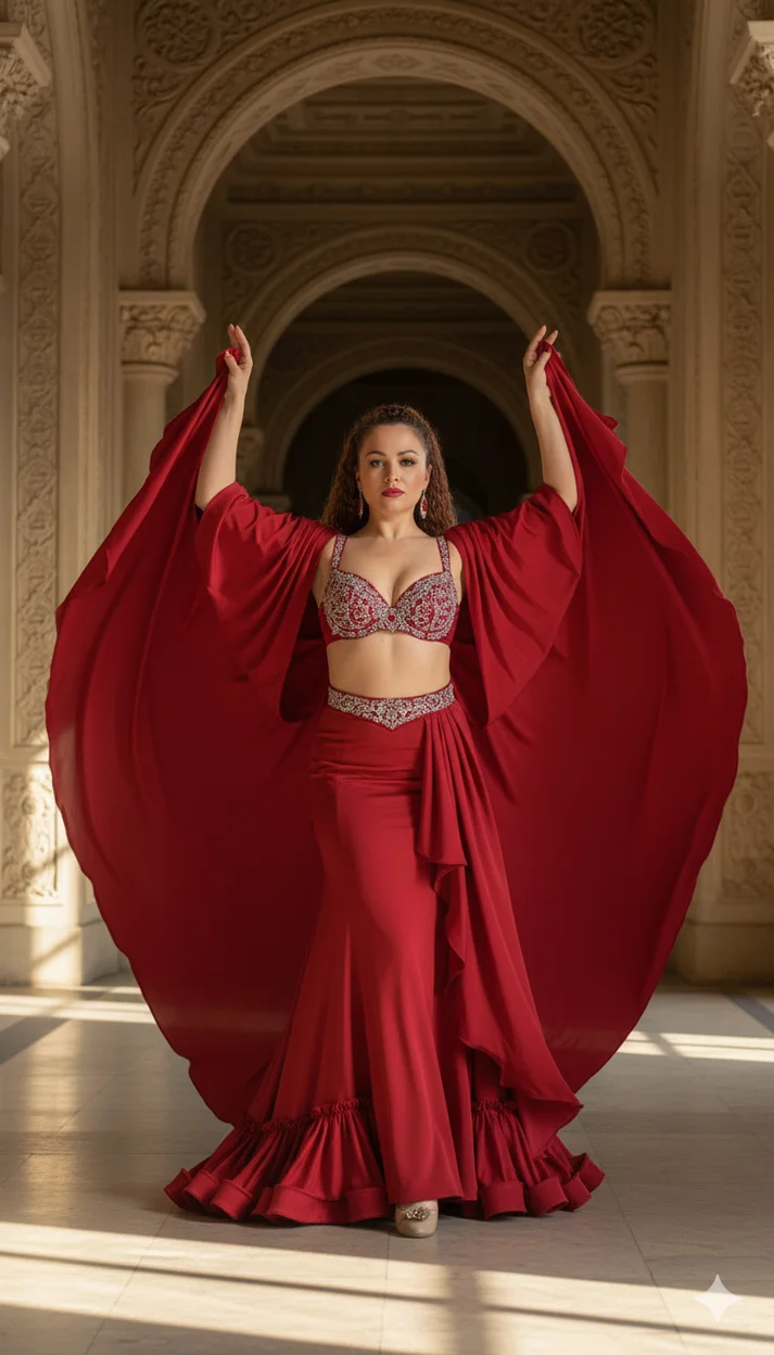 Восточно-фламенко fashion-сцена 