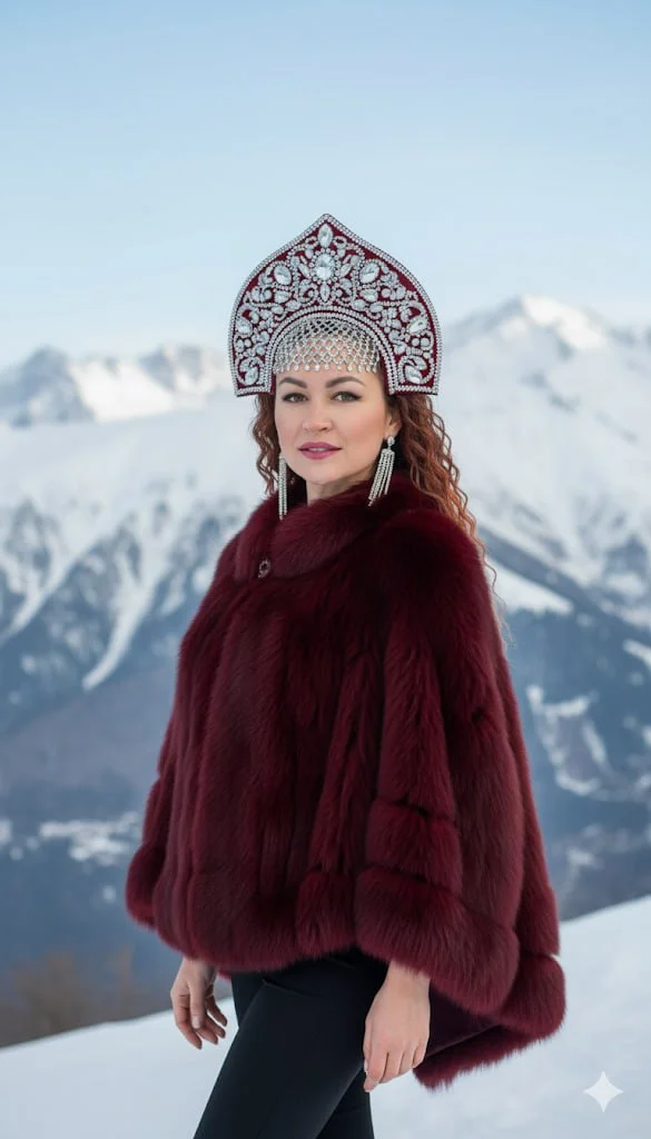 Багряный закат в горах