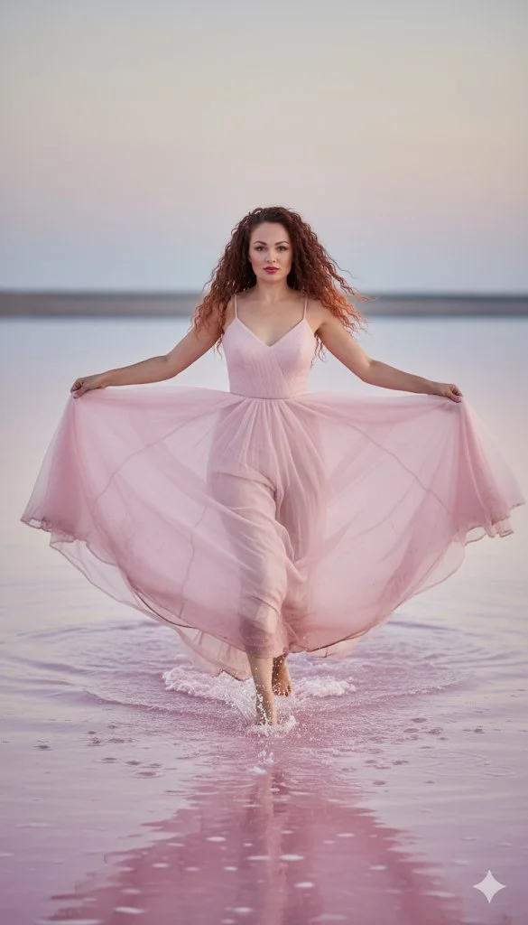 Танец на розовом озере