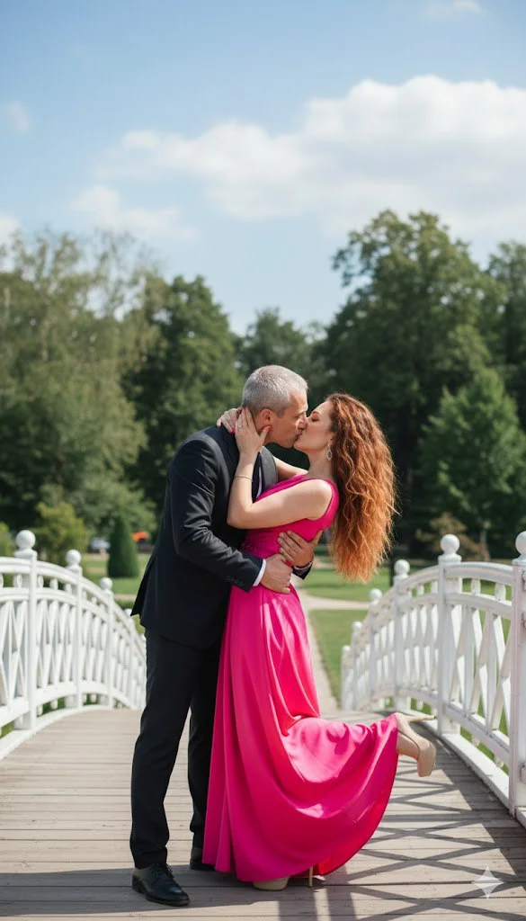 Поцелуй на белом мосту