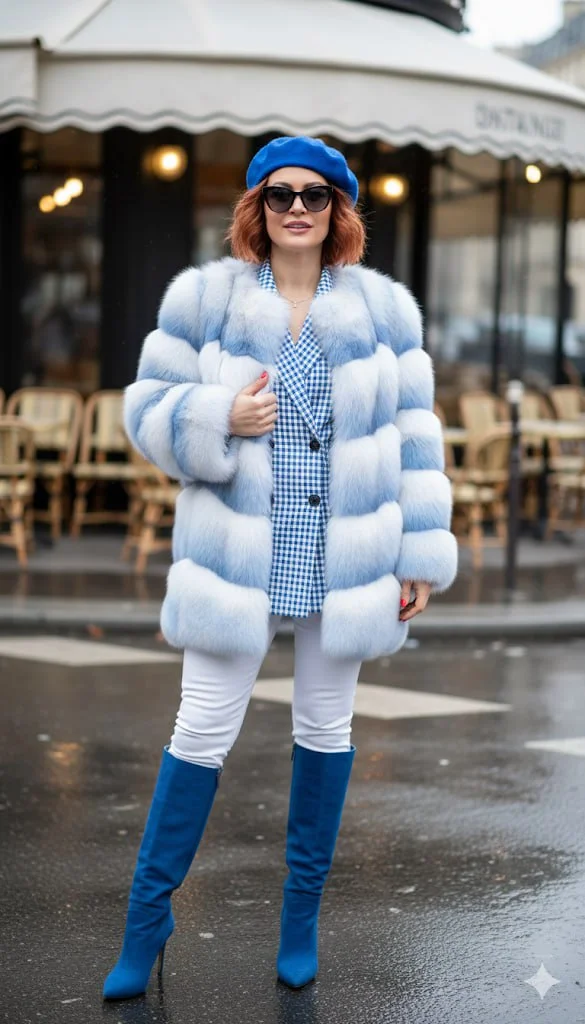 Парижская зима у кафе