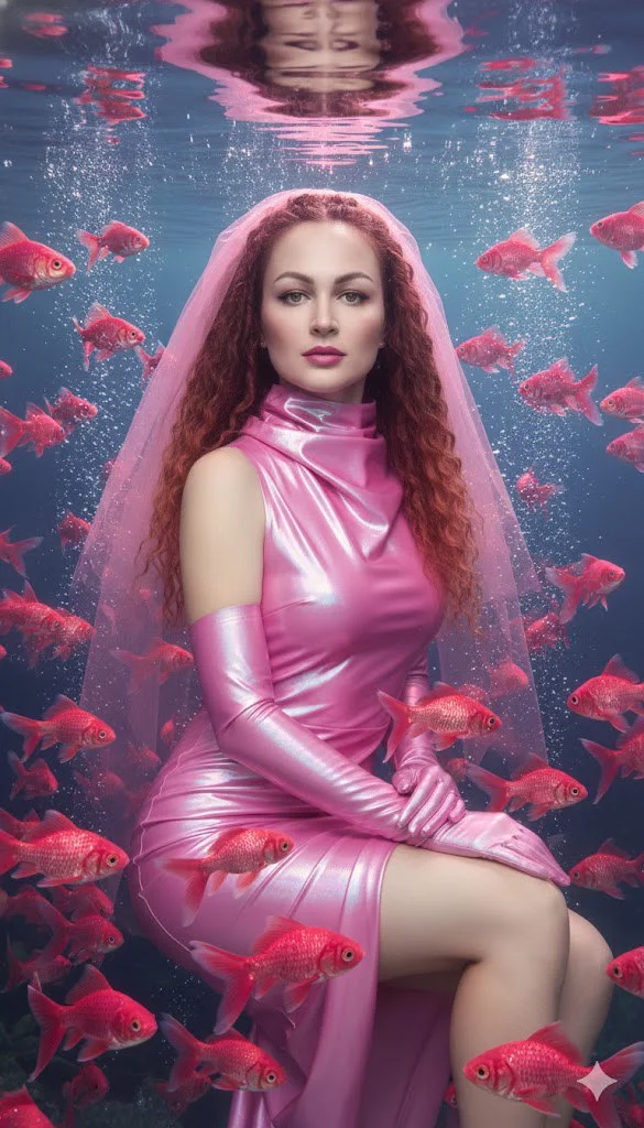 Подводная розовая магия