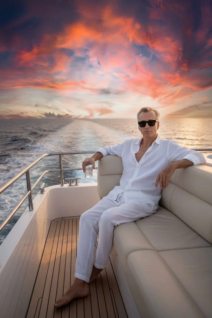 Закат на яхте: мужской релакс