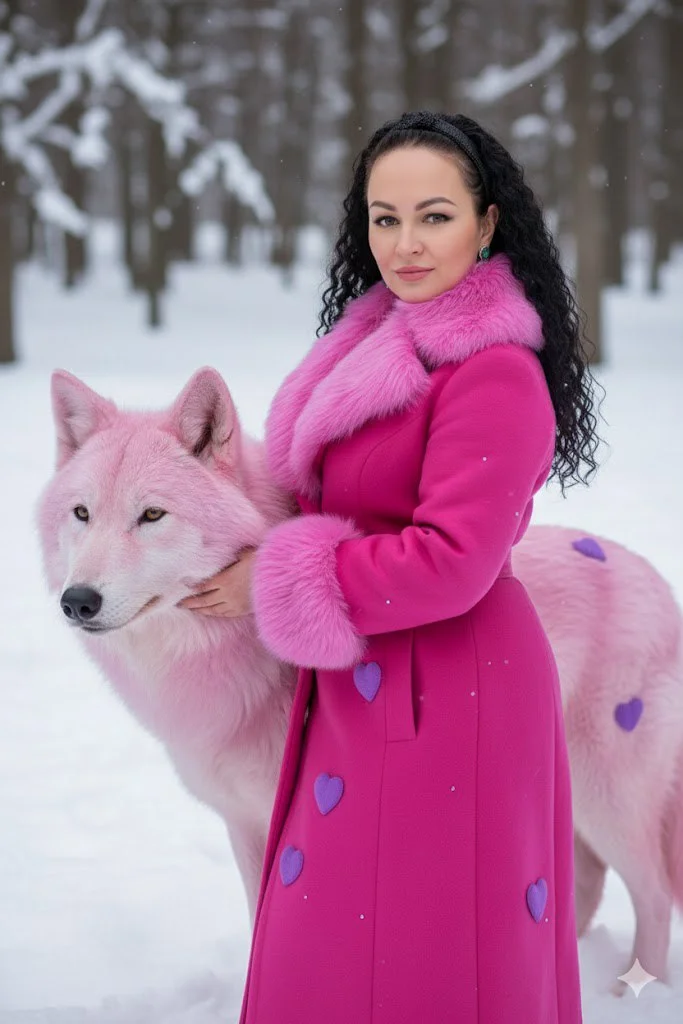 ИИ-фотосессия — Розовое сияние