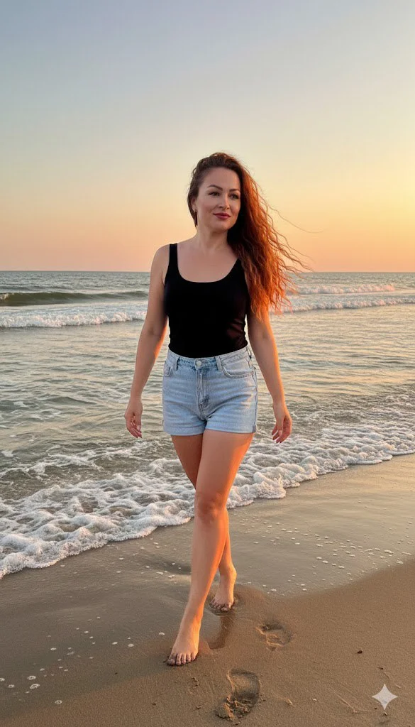 Вечерняя прогулка у моря