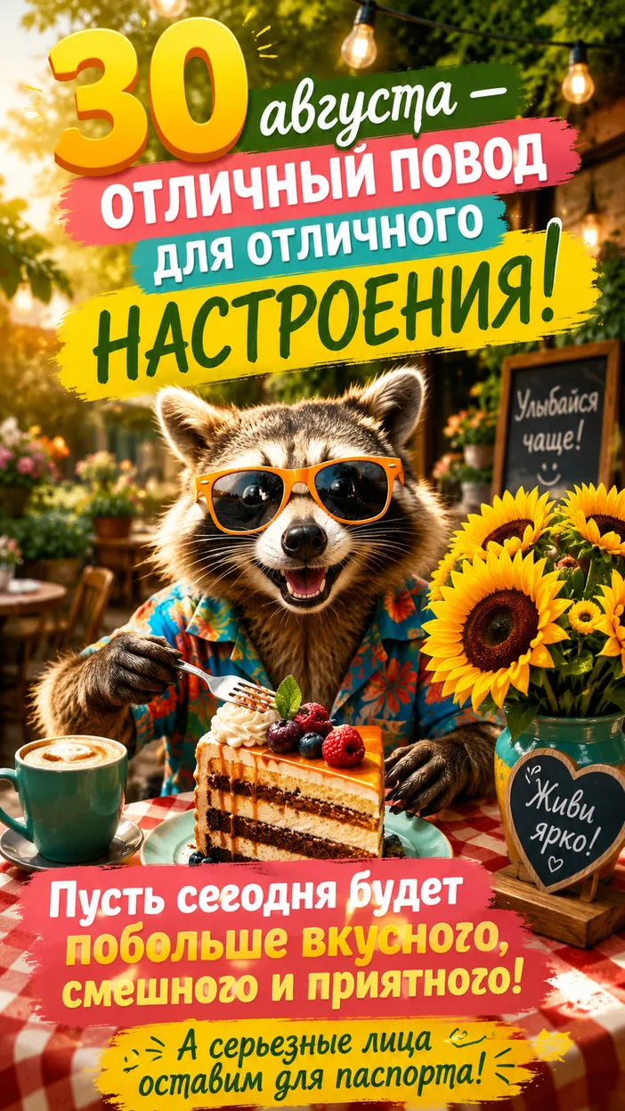 Фотосессия отличного настроения 30 августа