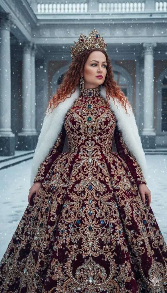 ИИ-фотосессия — Зимняя королева