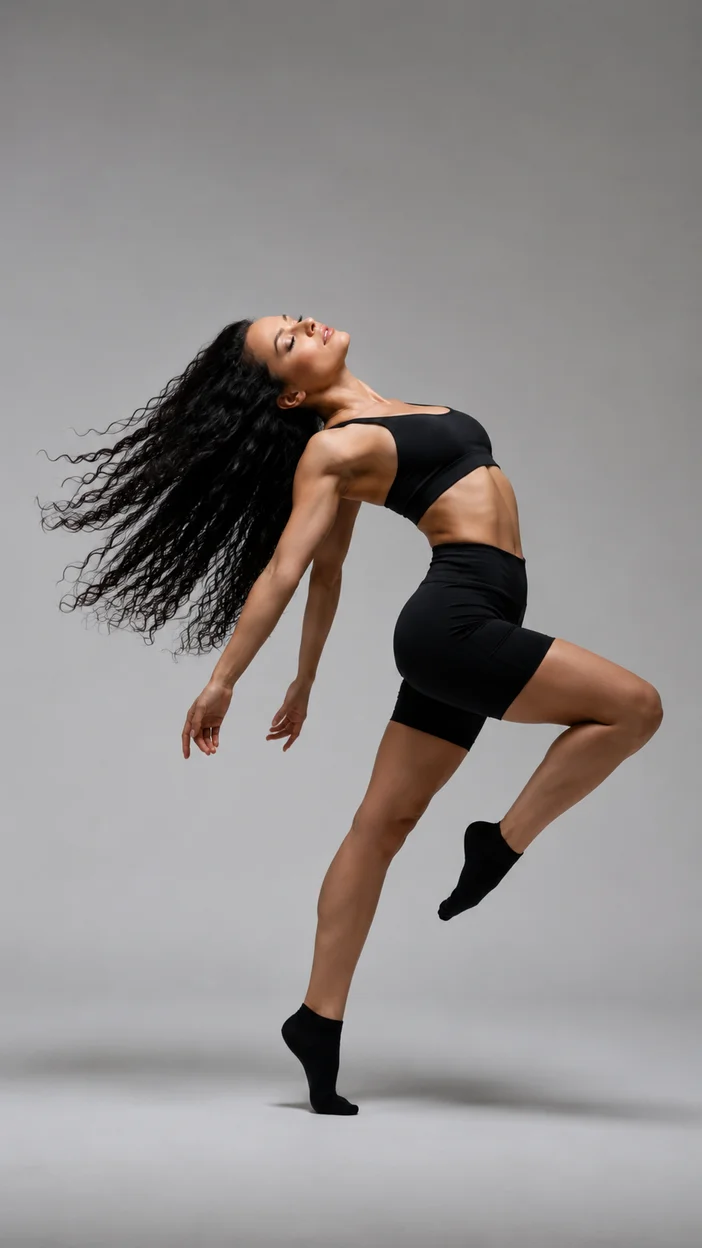 Фотосессия contemporary dance с прогибом
