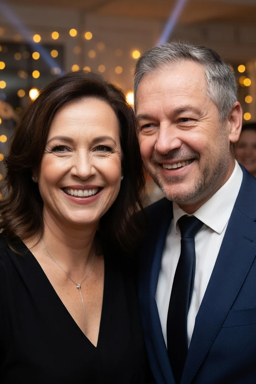 На празднике