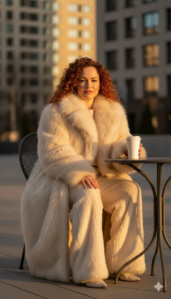 Меховая роскошь в лучах солнца