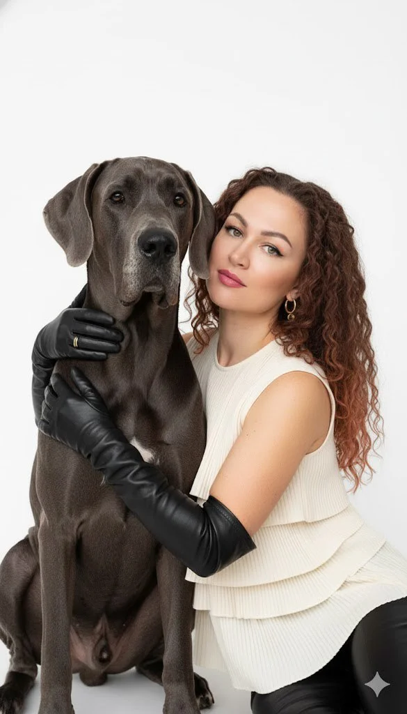 Минимализм с черным догом