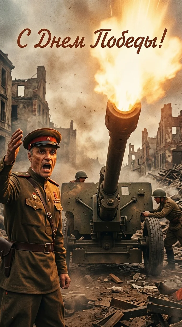 Артиллеристы С днем победы - ваше лицо