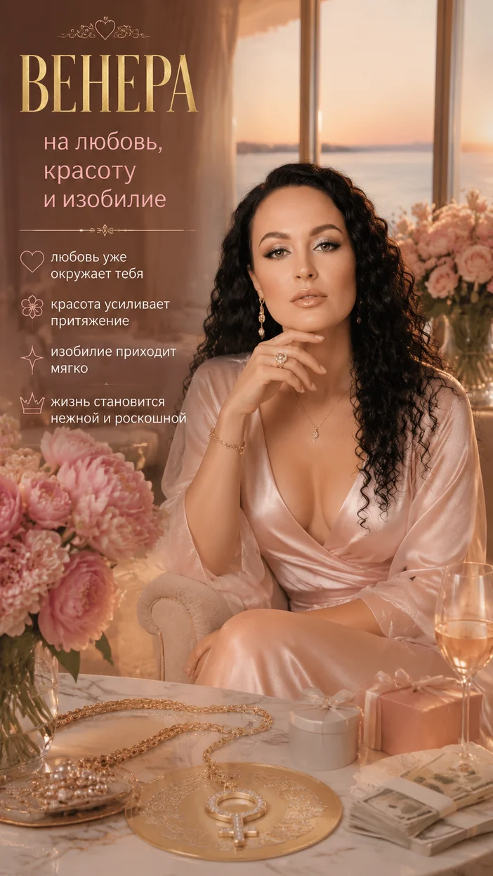 Венера — на любовь, красоту и изобилие