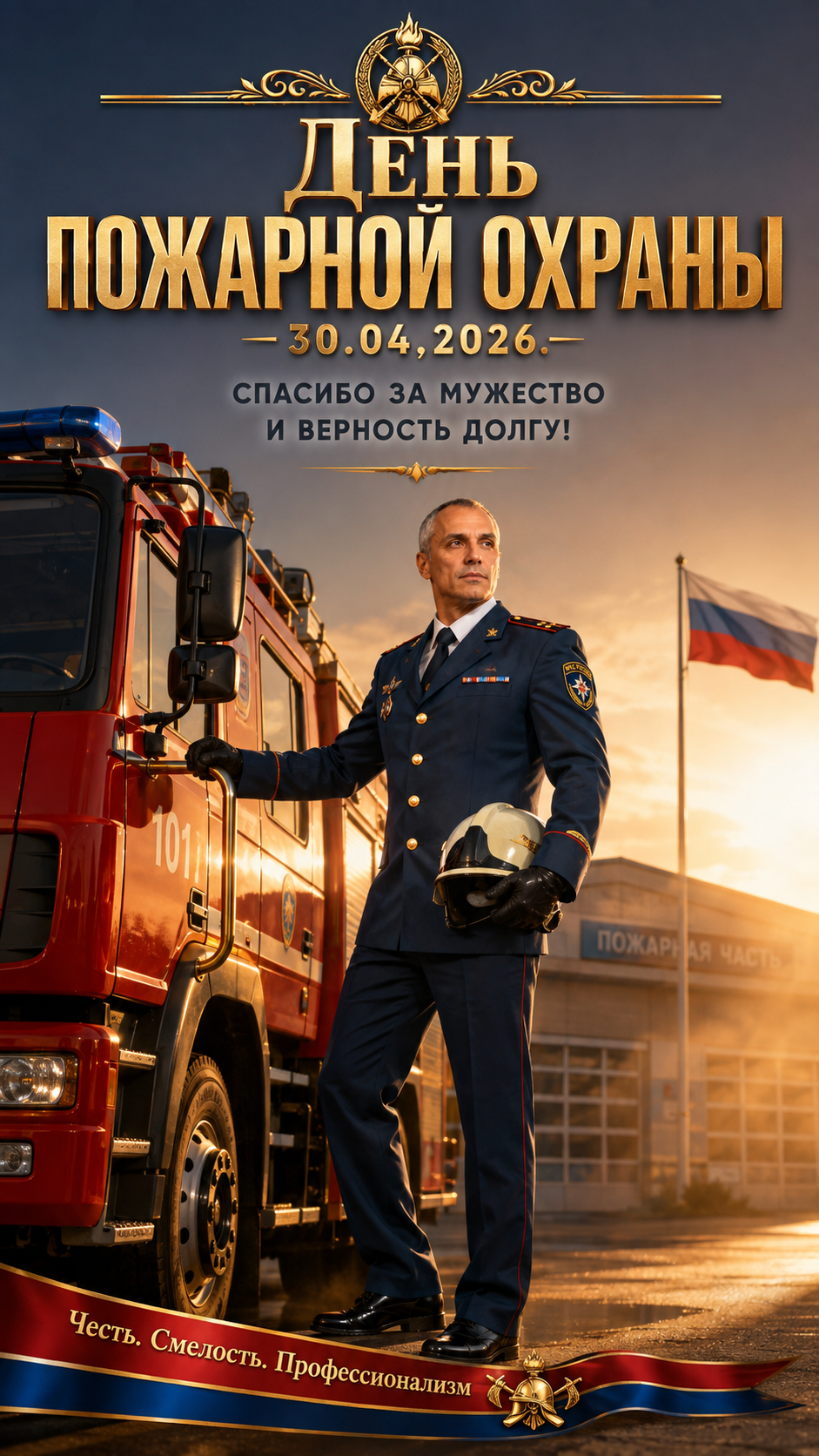 День пожарной охраны — 30.04.2026 — торжественная фотосессия у авто