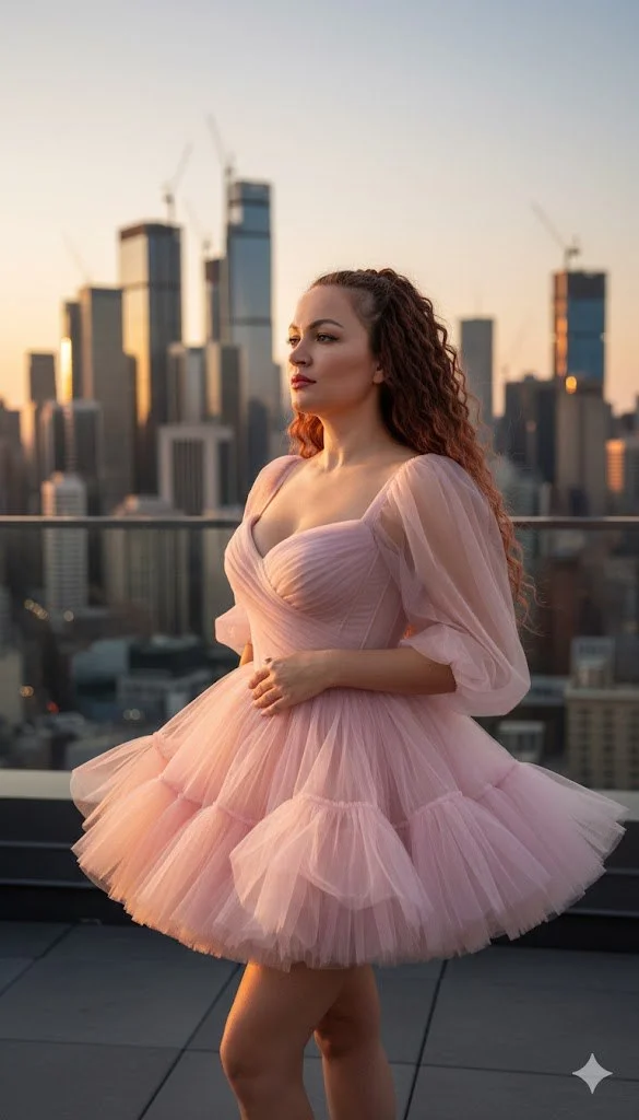 Закат на крыше