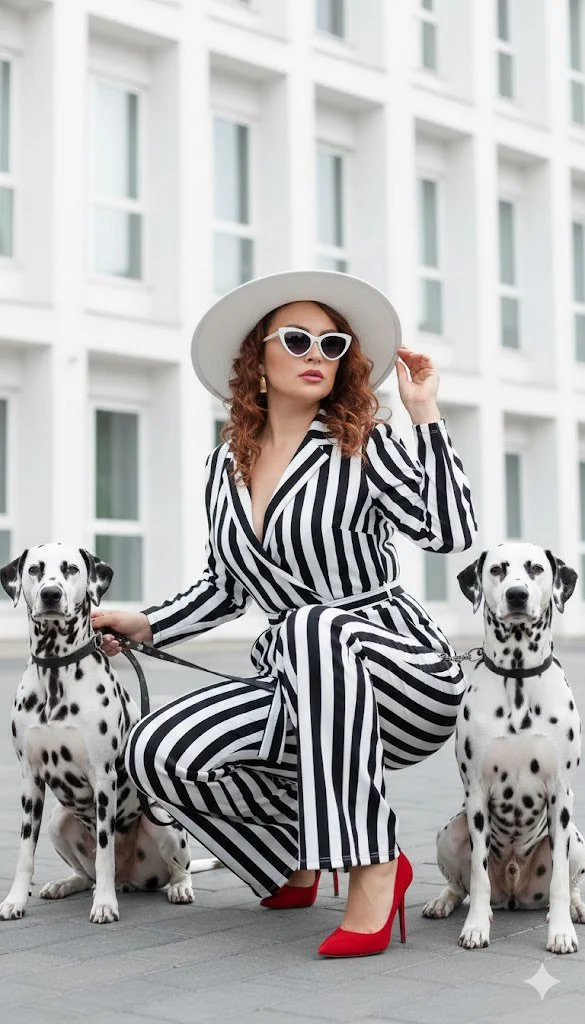 Графичный шик с далматинами