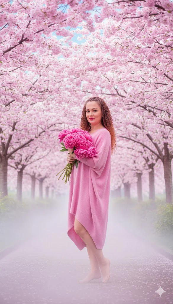 ИИ-фотосессия — Цветение сакуры