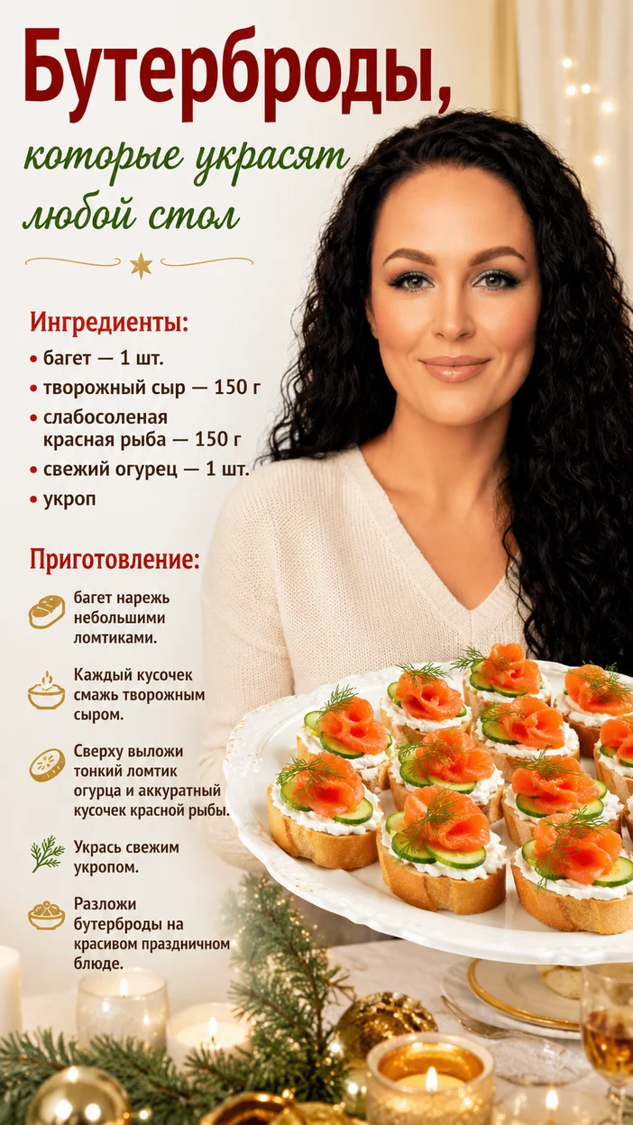 Фотосессия мини-бутербродов с рыбой