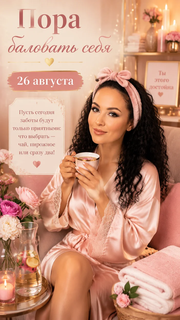 Фотосессия женщины в шёлковом халате в домашнем спа-уголке