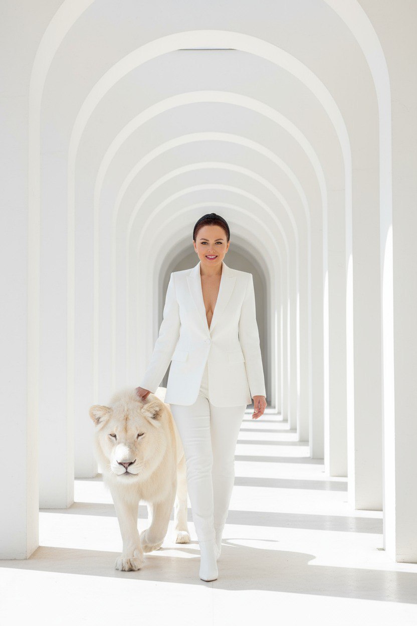 Власть и грация: леди и лев