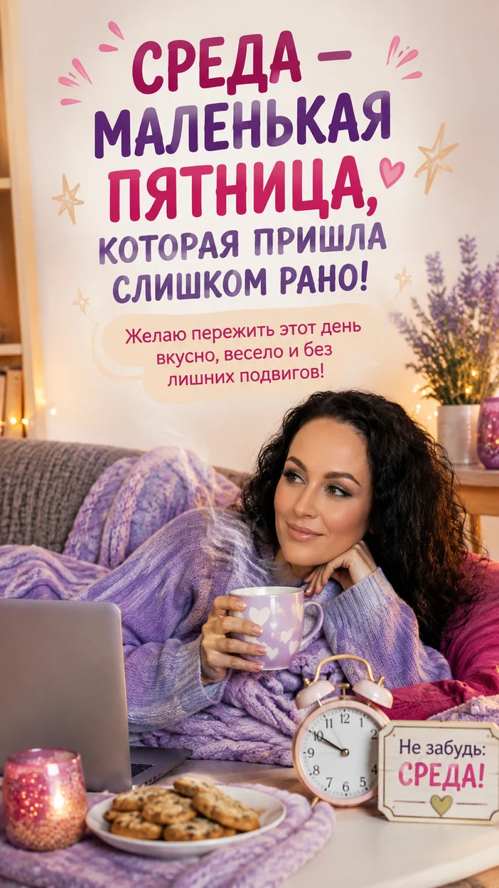 Фотооткрытка для всех с пожеланием 