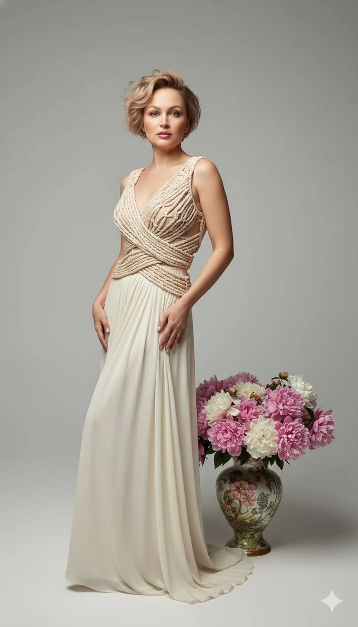 Художественный этюд с пионами